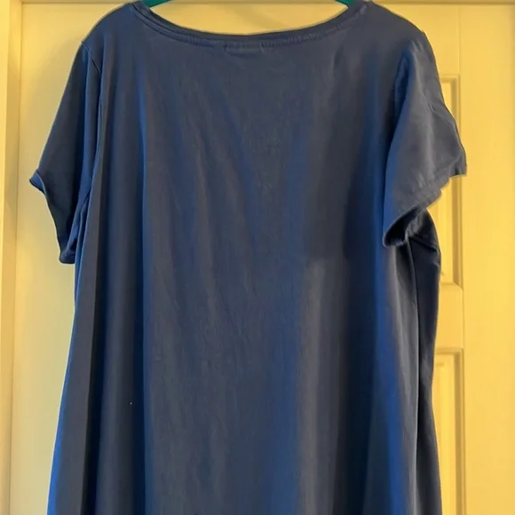 Women short sleeve dress. Size plus size 1X LOGO by Lori Goldstein - Picture 6 of 12